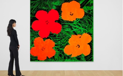 لوحة "Flowers" لـ "آندي وارهول" للبيع في مزاد مقابل 30 مليون دولار