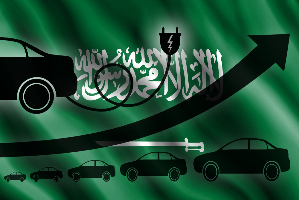 شحن السيارات الكهربائية في السعودية