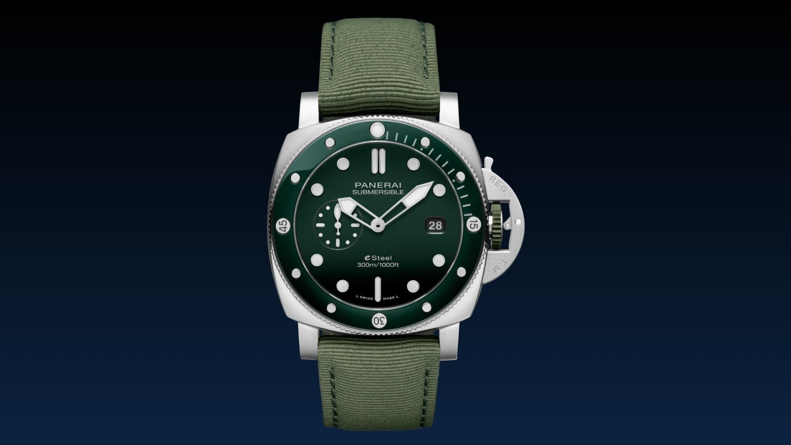 Panerai Submersible QuarantaQuattro eSteel Verde Smeraldo -PAM01287